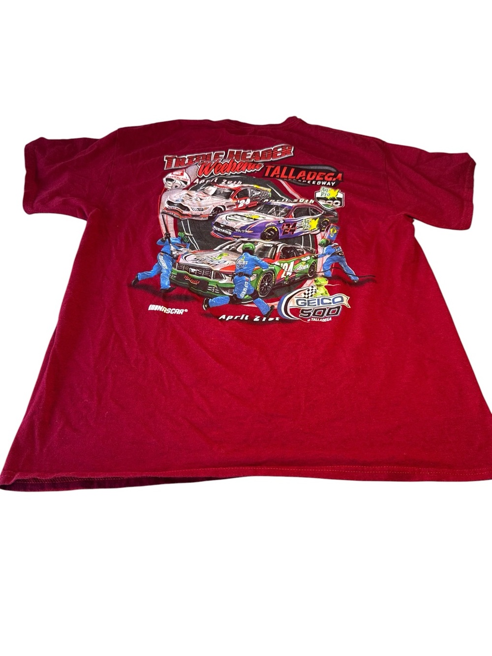 Nascar Red‎ Short-Sleeve Racing Graphic Tee